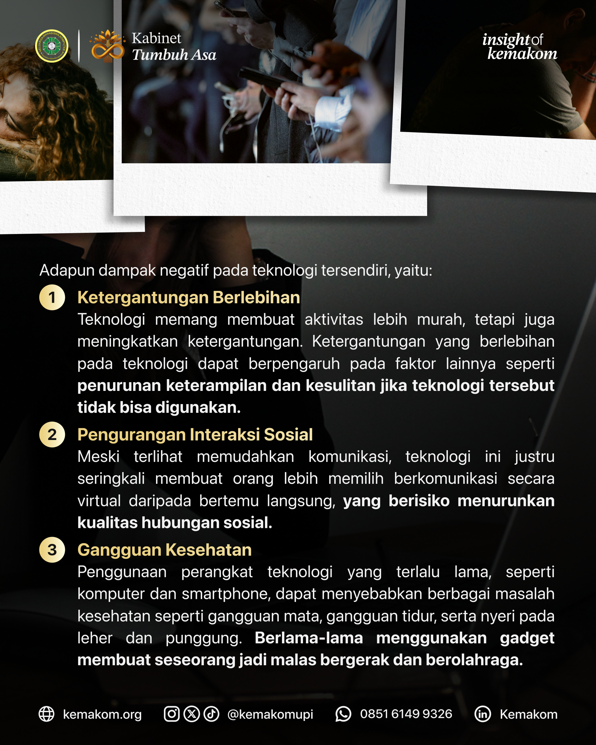 Dampak Menggunakan Teknologi!