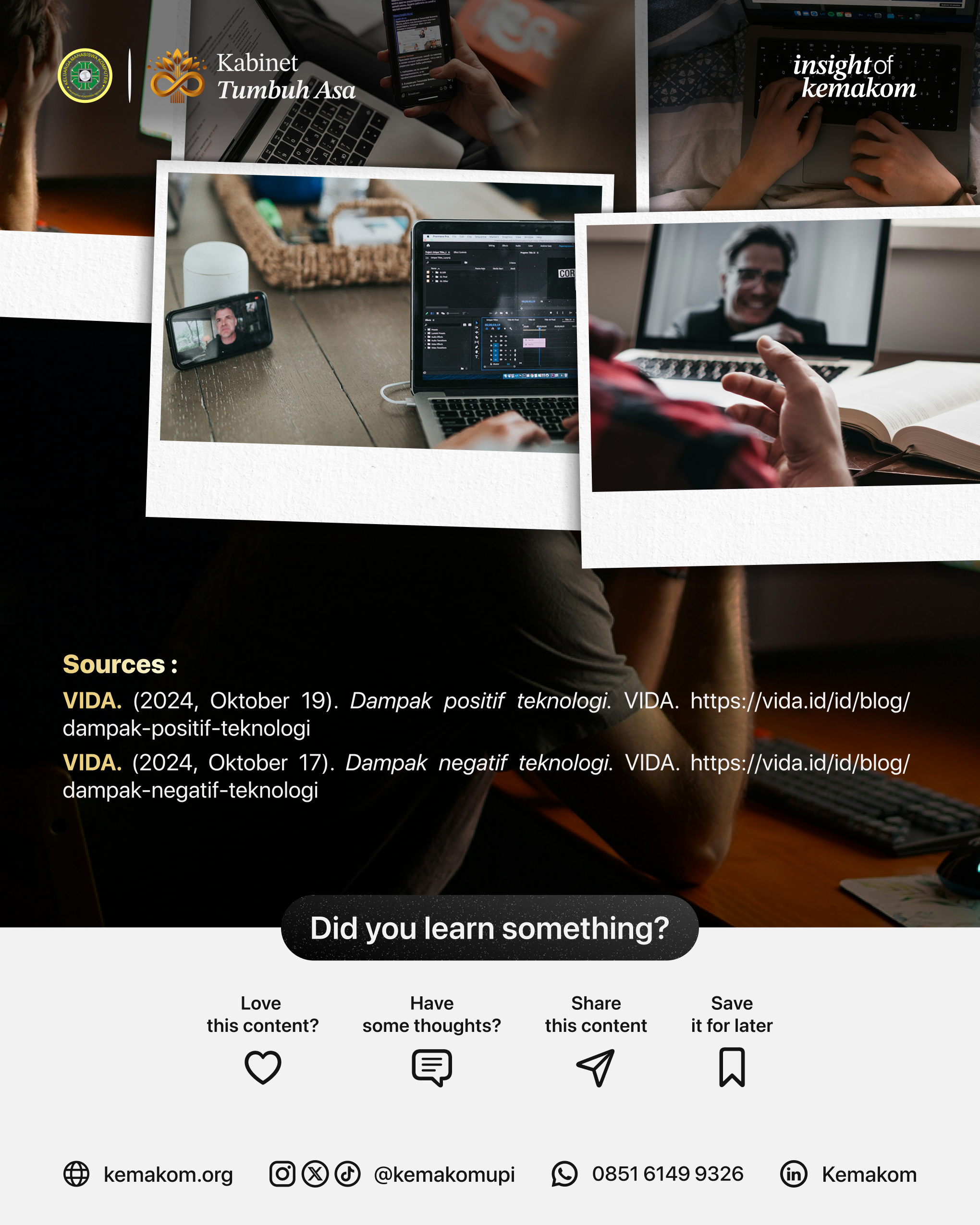 Dampak Menggunakan Teknologi!