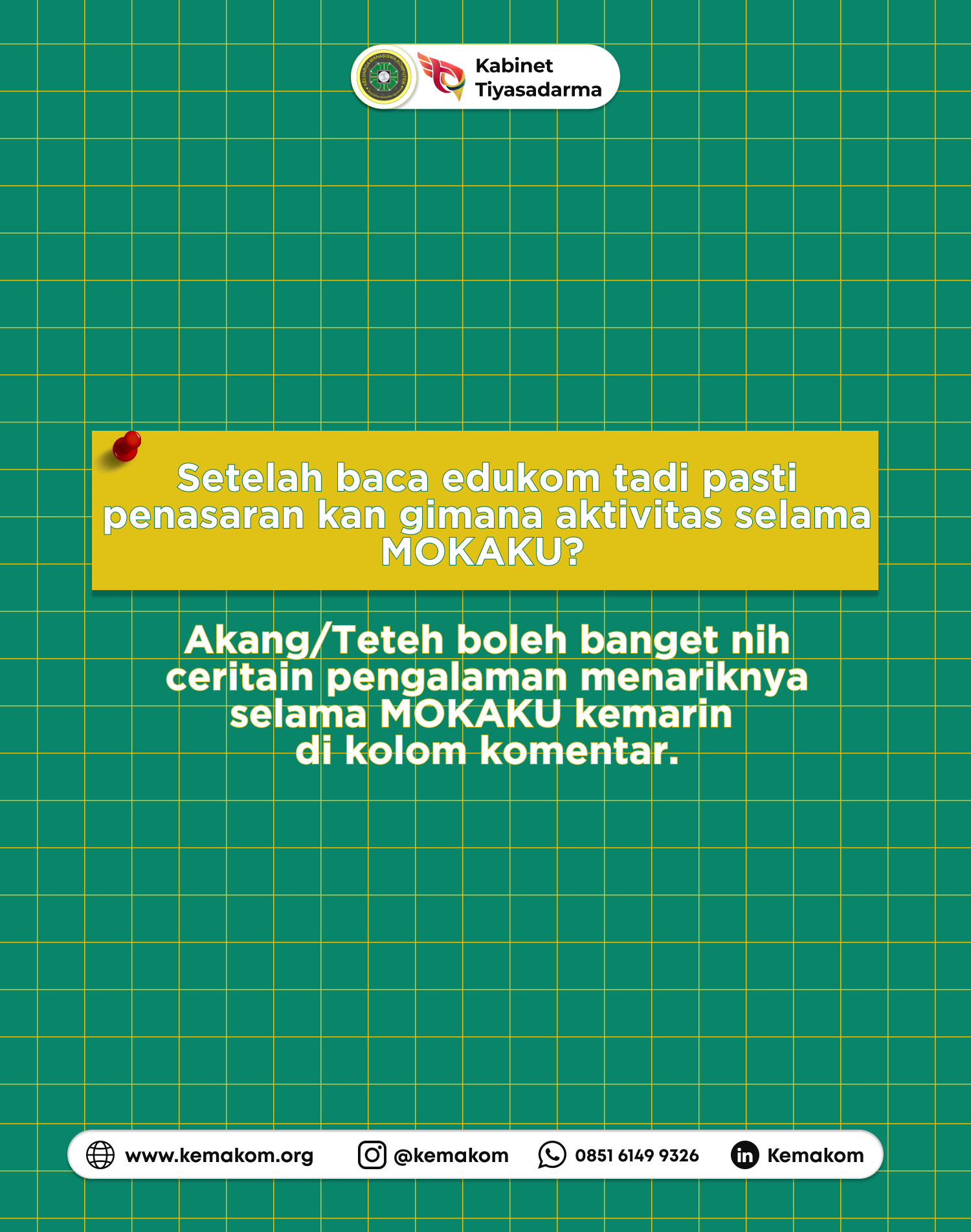 Edukom - Menjelang MOKAKU 11
