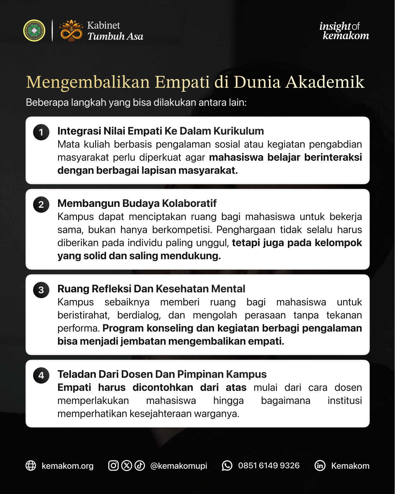 Krisis Empati di Dunia Kampus: Ketika Akademik Lebih Diutamakan dari Kemanusiaan