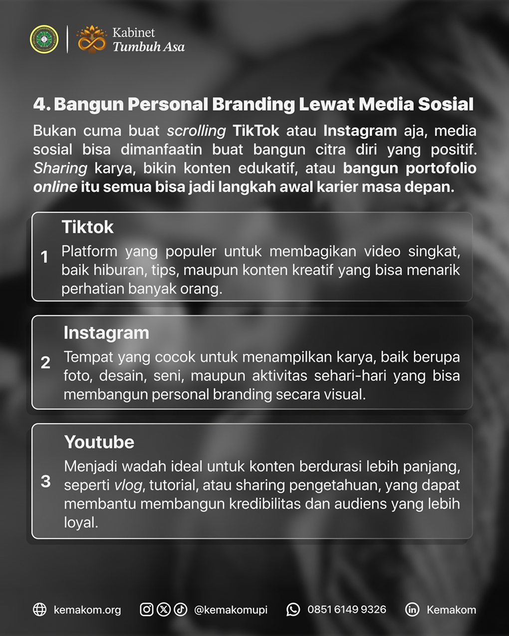 Teknologi Sebagai Katalis Pengembangan Diri Mahasiswa