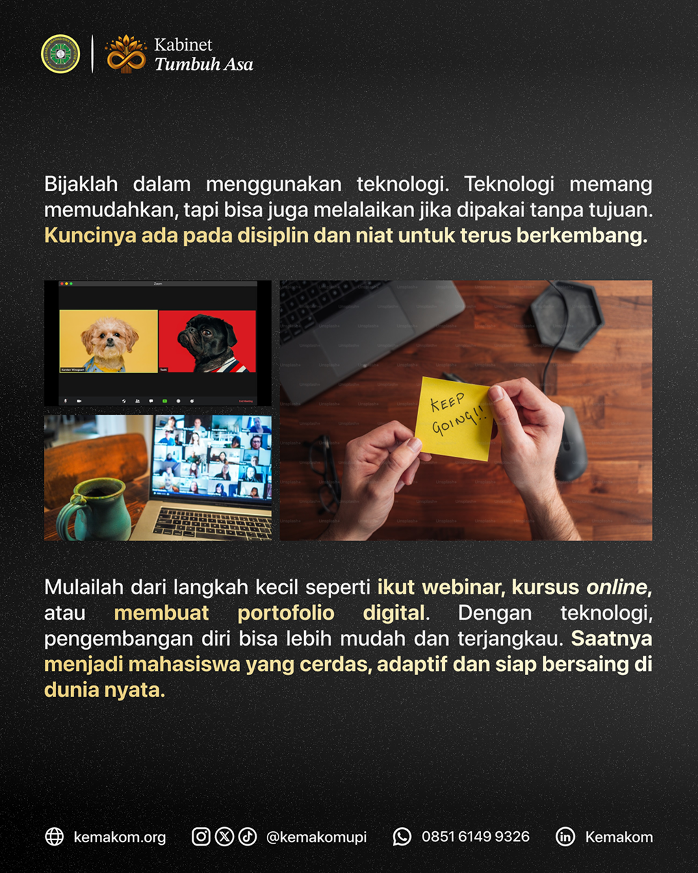 Teknologi Sebagai Katalis Pengembangan Diri Mahasiswa